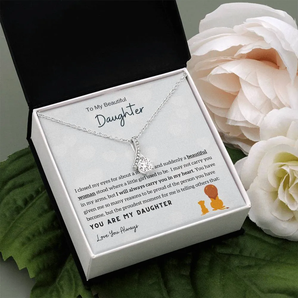 Momavo™ - To My Beautiful Daughter - Alluring Beauty Necklace