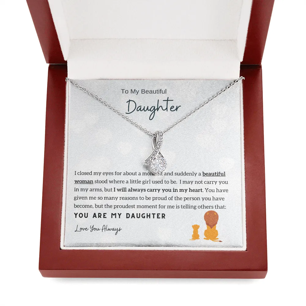 Momavo™ - To My Beautiful Daughter - Alluring Beauty Necklace