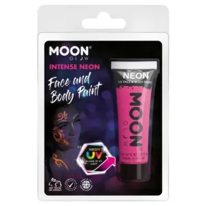 Moon Glow Intense Neon Uv Face Paint, Hot Pink