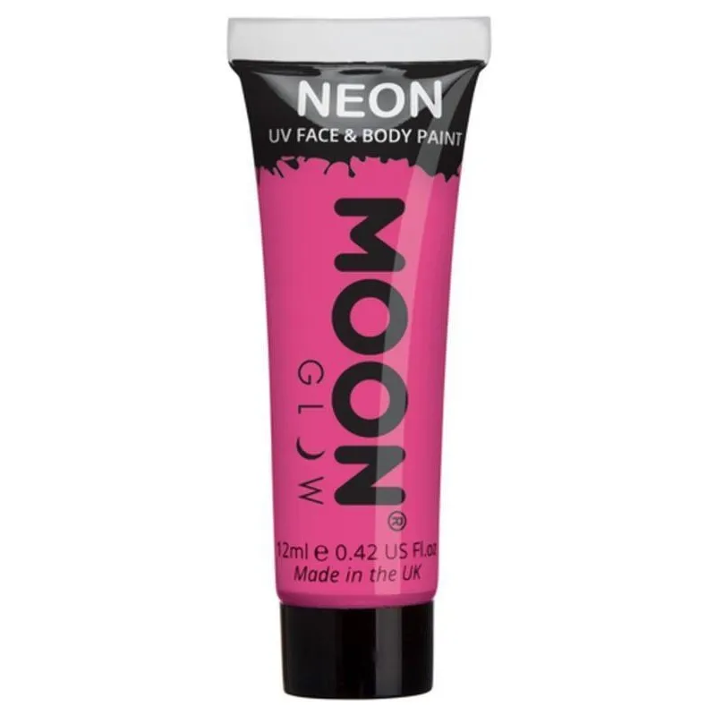 Moon Glow Intense Neon Uv Face Paint, Hot Pink