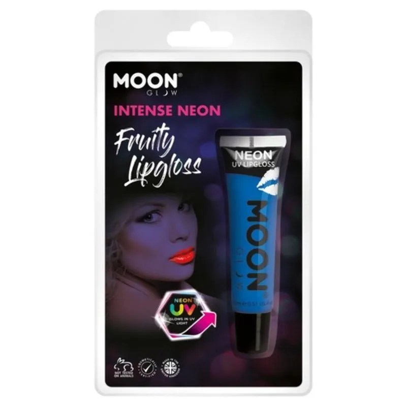 Moon Glow Intense Neon Uv Fruity Lipgloss, Blue