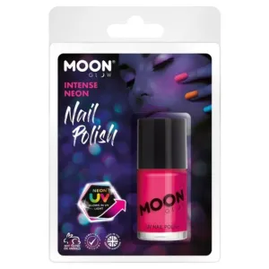 Moon Glow Intense Uv Nail Polish, Neon Pink