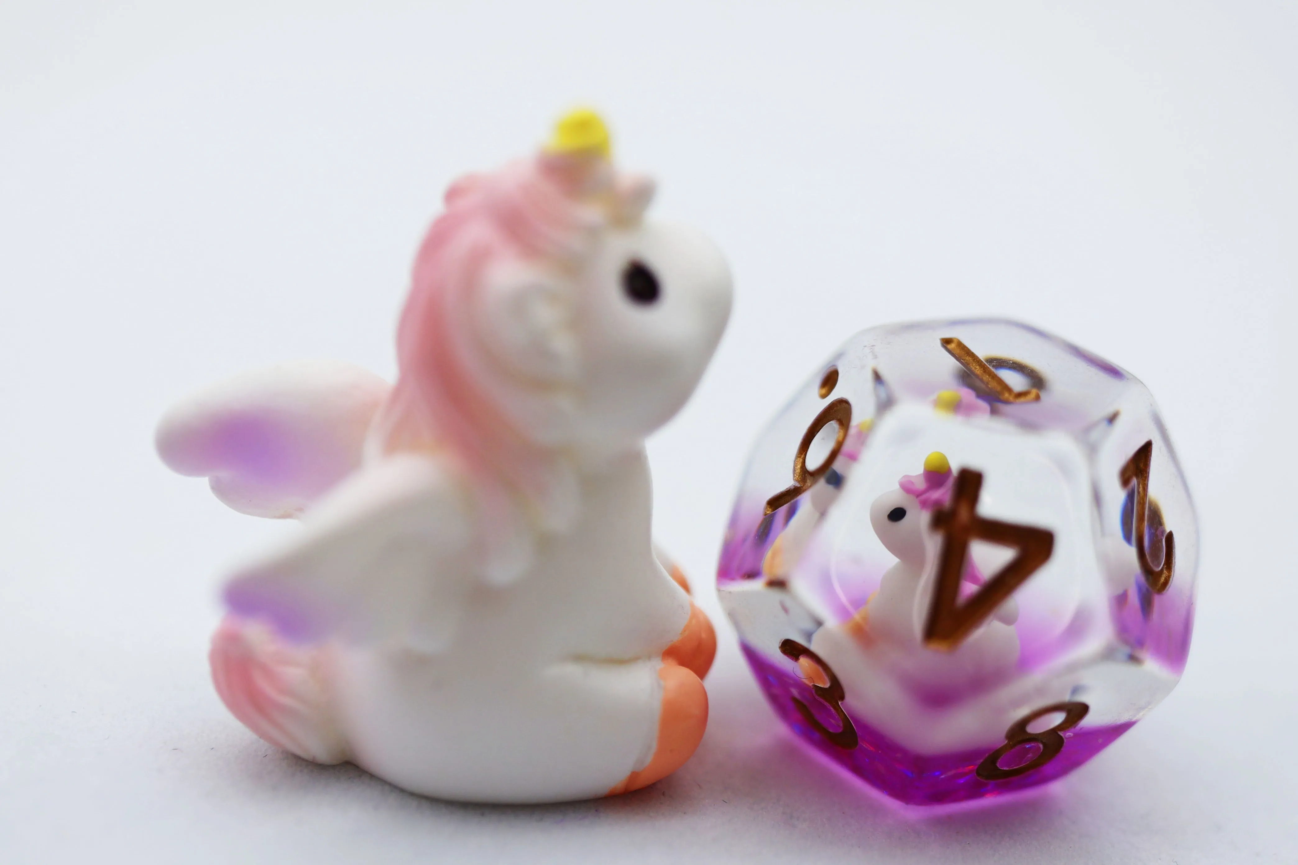 Mystic Unicorn RPG Dice Set