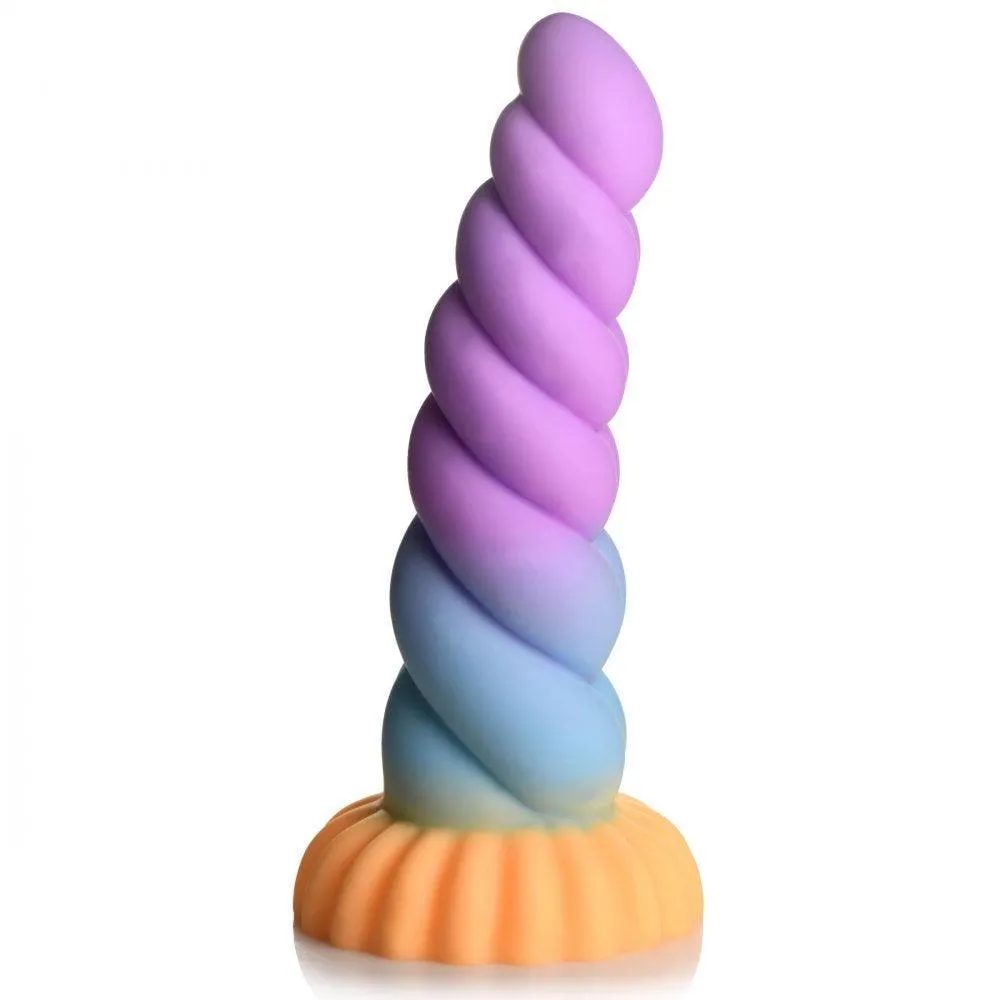 Mystique Thick 8 Inch Silicone Unicorn Dildo