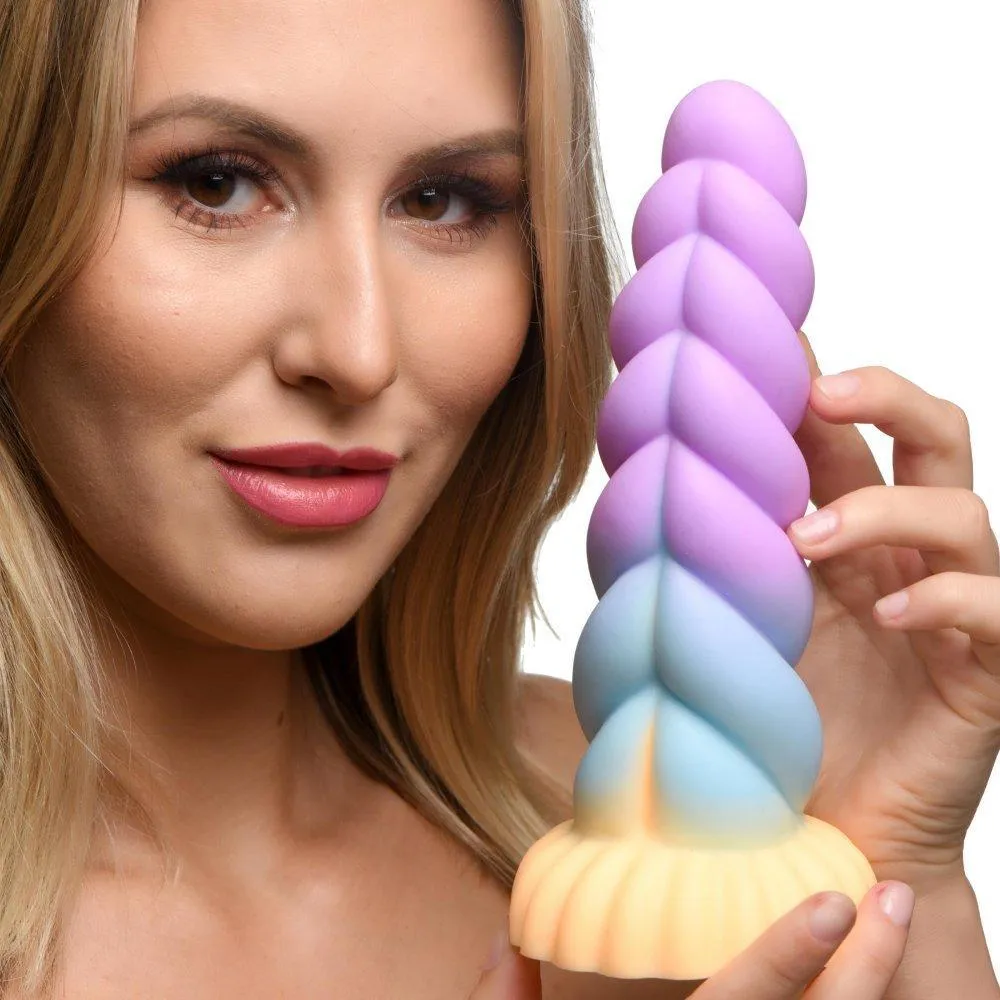 Mystique Thick 8 Inch Silicone Unicorn Dildo