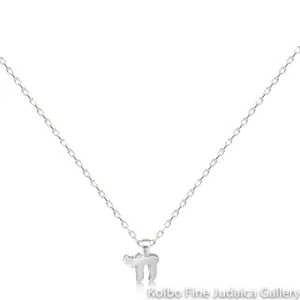 Necklace, Chai, Small, Sterling Silver