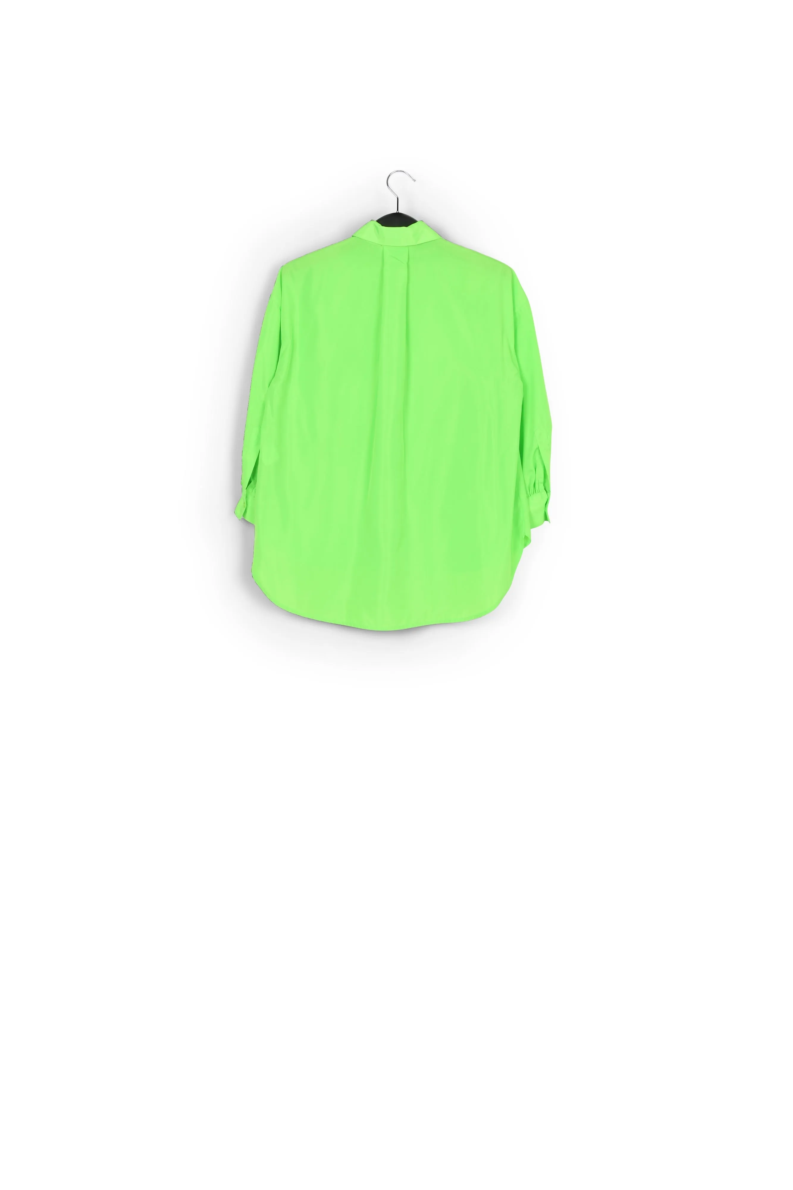 Neon green loose-fit shirt
