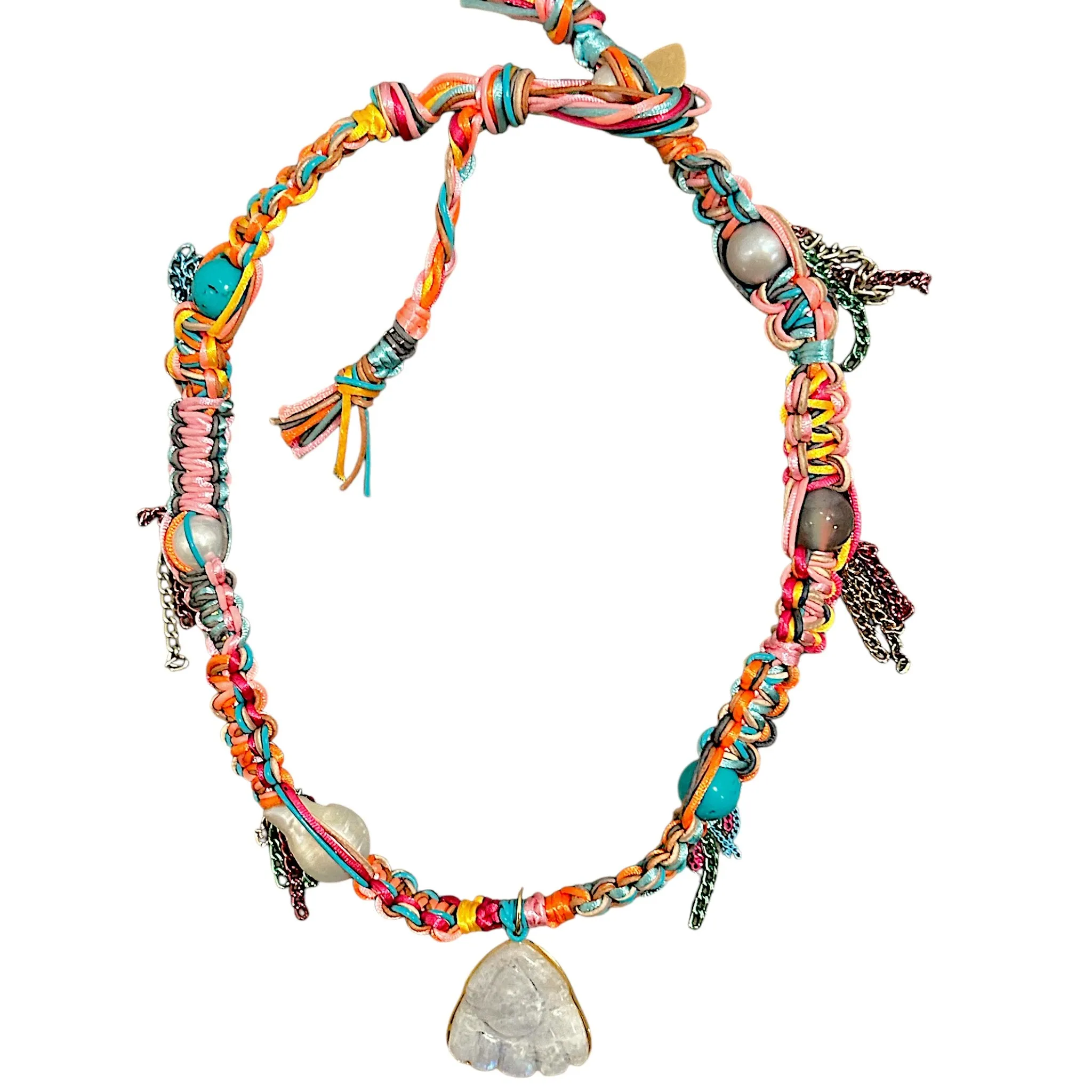 Neon Pastel Dream Shell Rockstar Choker