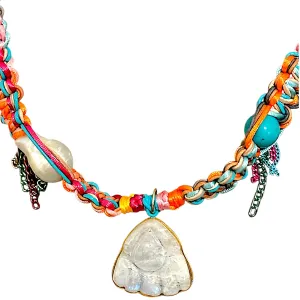 Neon Pastel Dream Shell Rockstar Choker