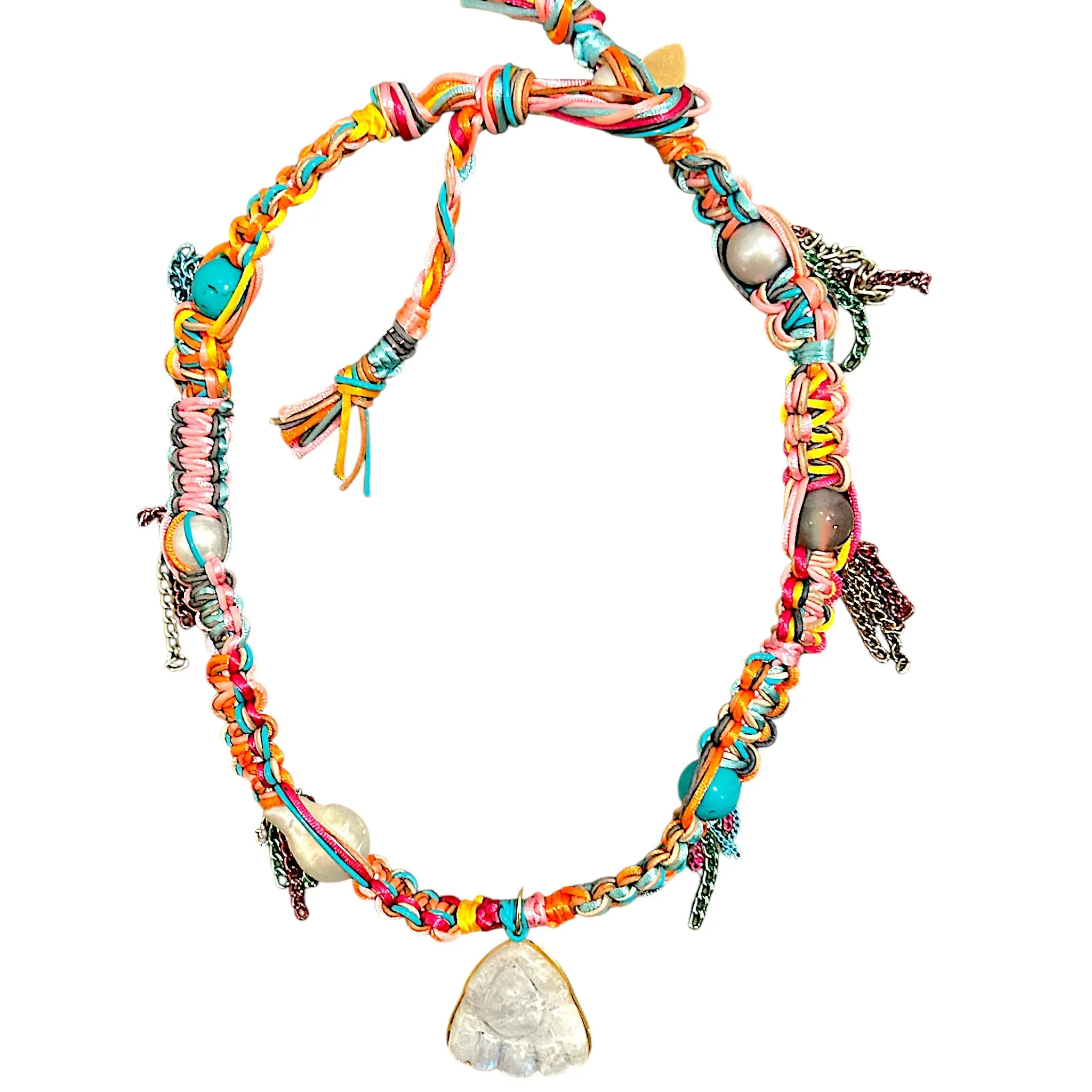 Neon Pastel Dream Shell Rockstar Choker
