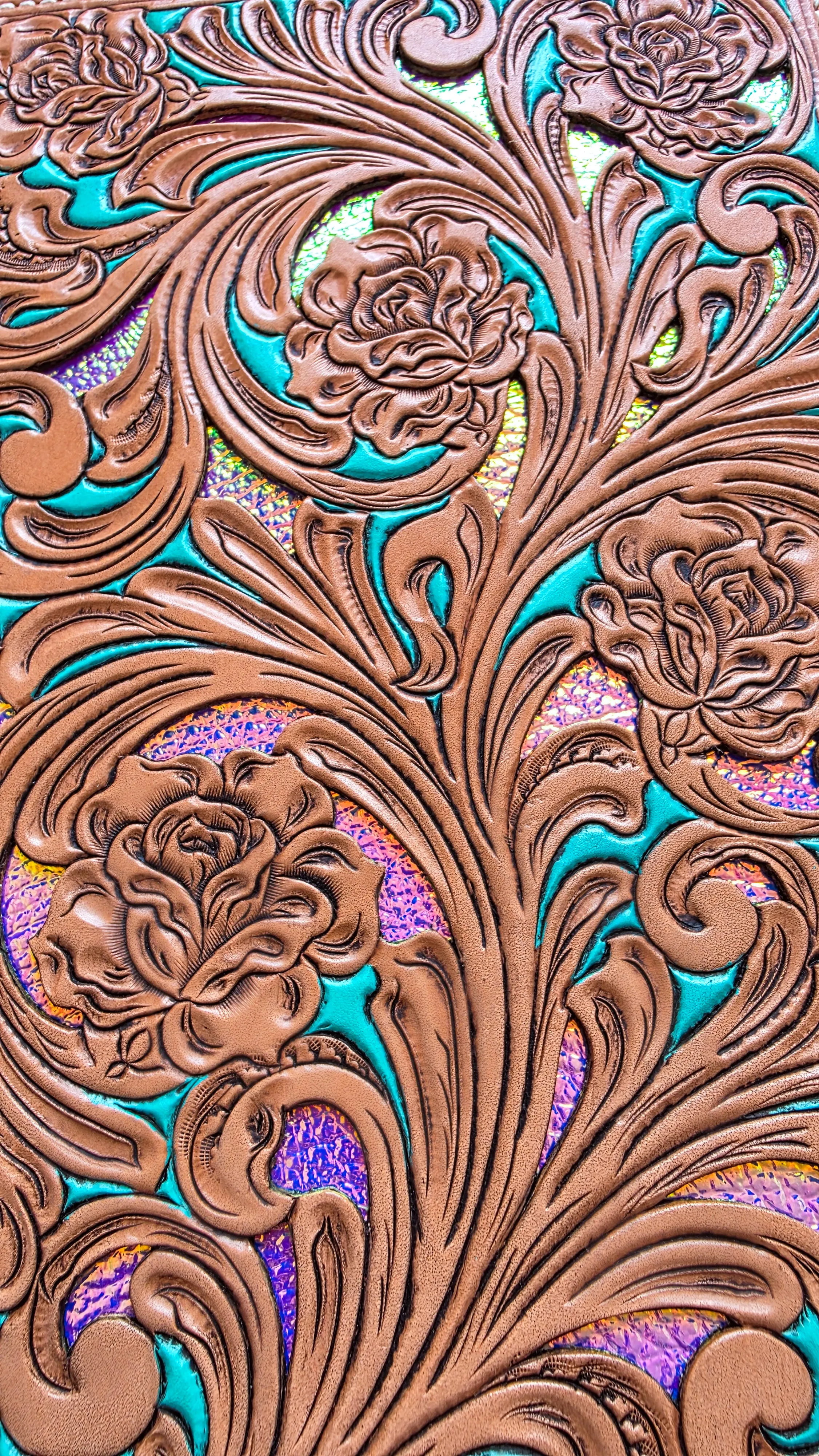Neon Rose Garden Planner Cover