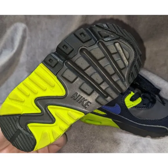 Nike Air Max 90 LTR GS Dark Grey/Hyper Royal/Volt