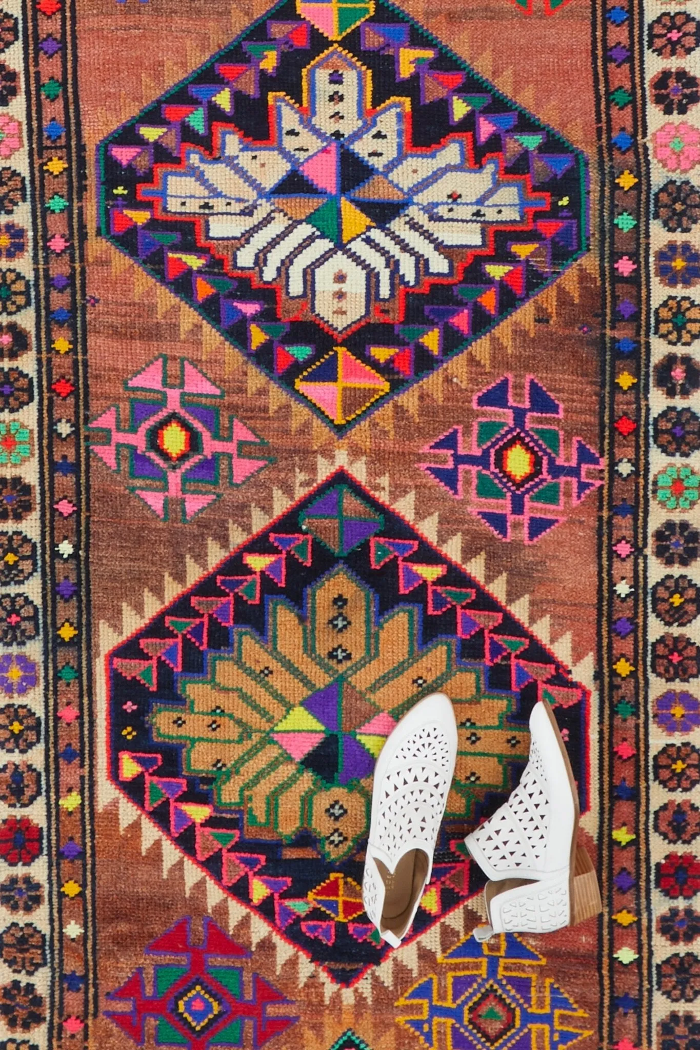 No. 1249' Vintage Turkish Runner Rug (ON HOLD) - 3' x 10'7"