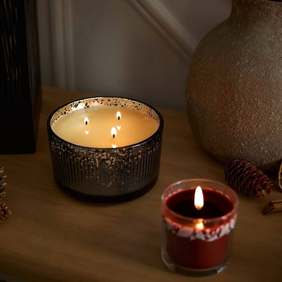 Nordic Air 3-Wick Ripple Jar Candle
