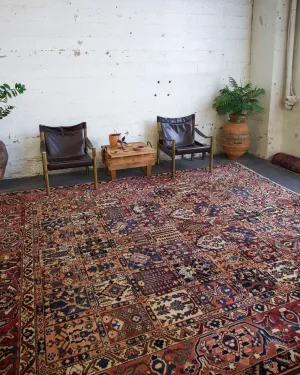 Old Persian Bakhtiari Rug