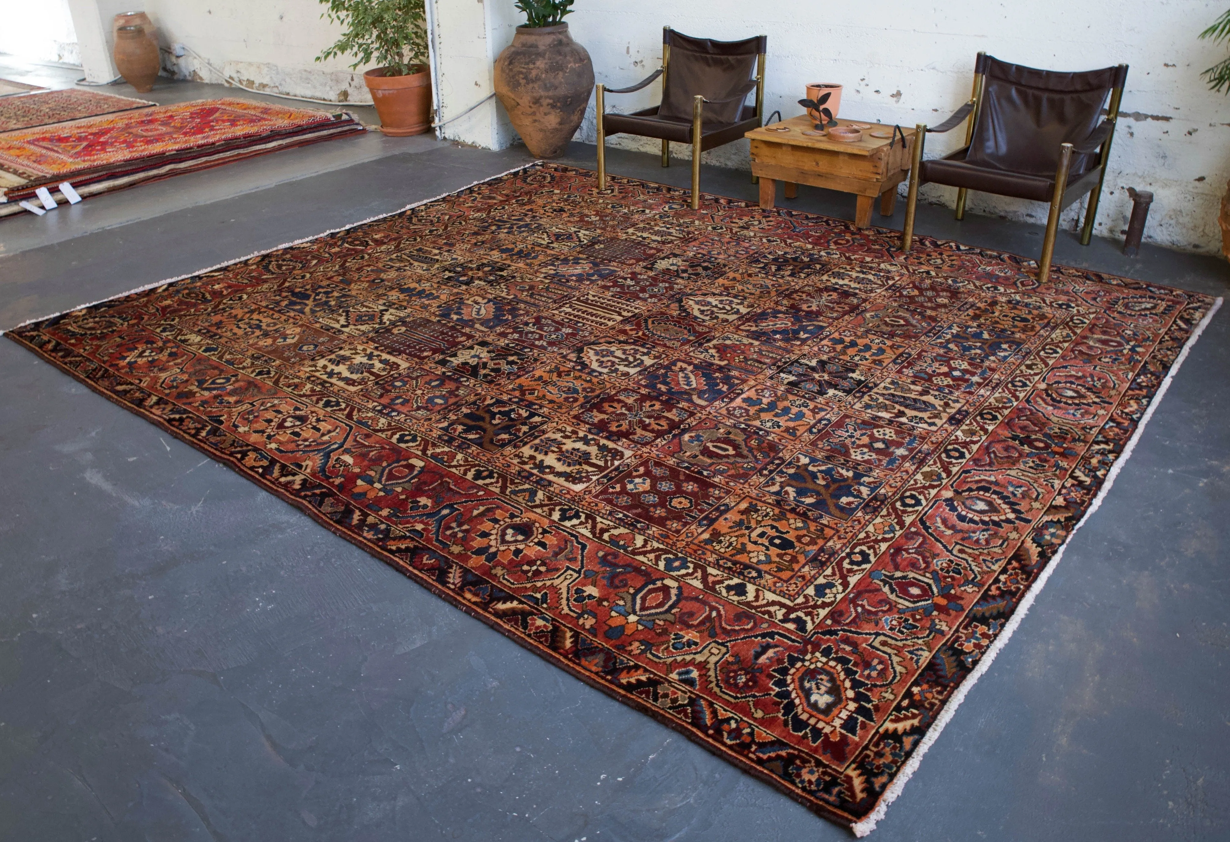 Old Persian Bakhtiari Rug