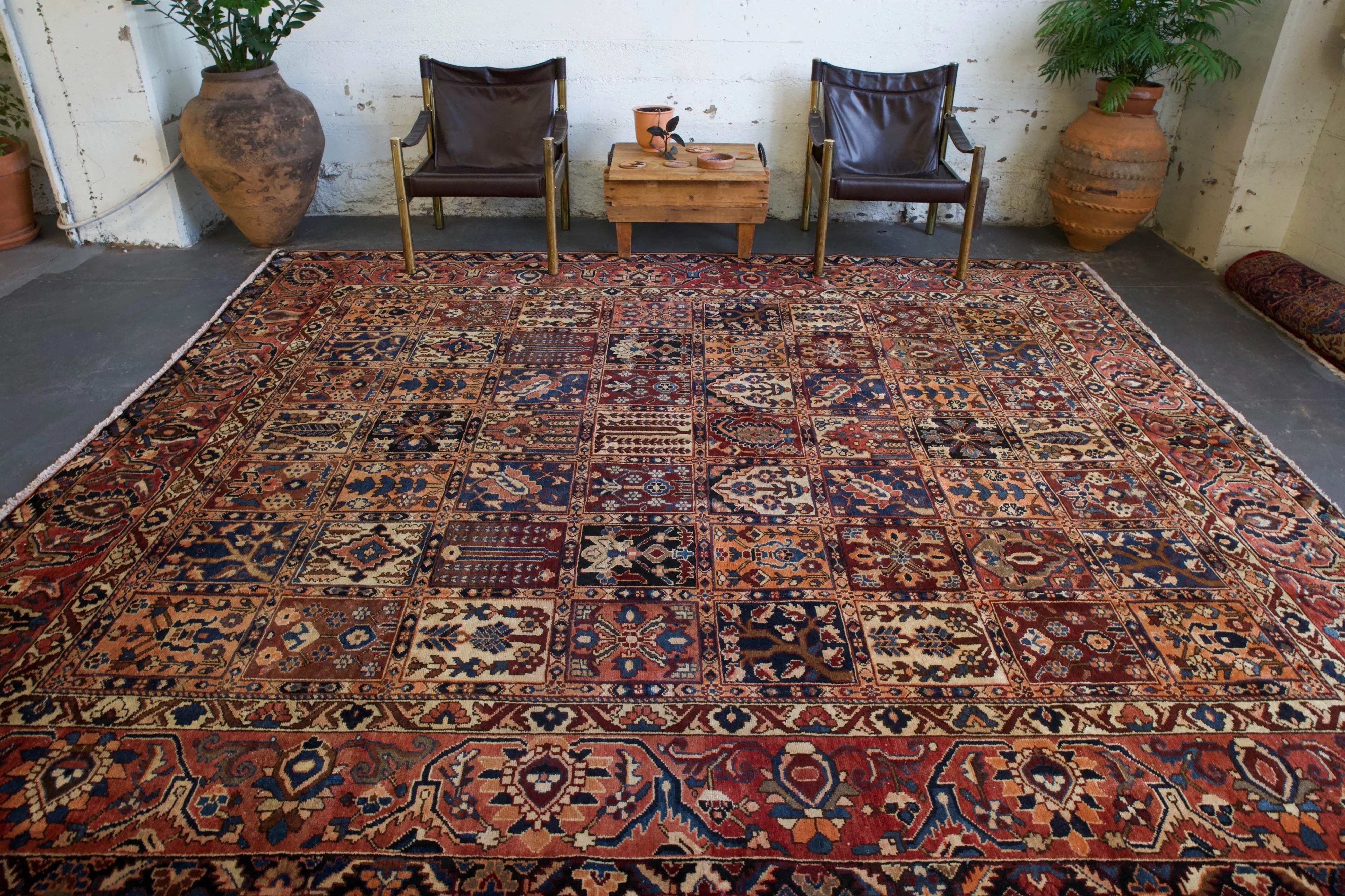 Old Persian Bakhtiari Rug