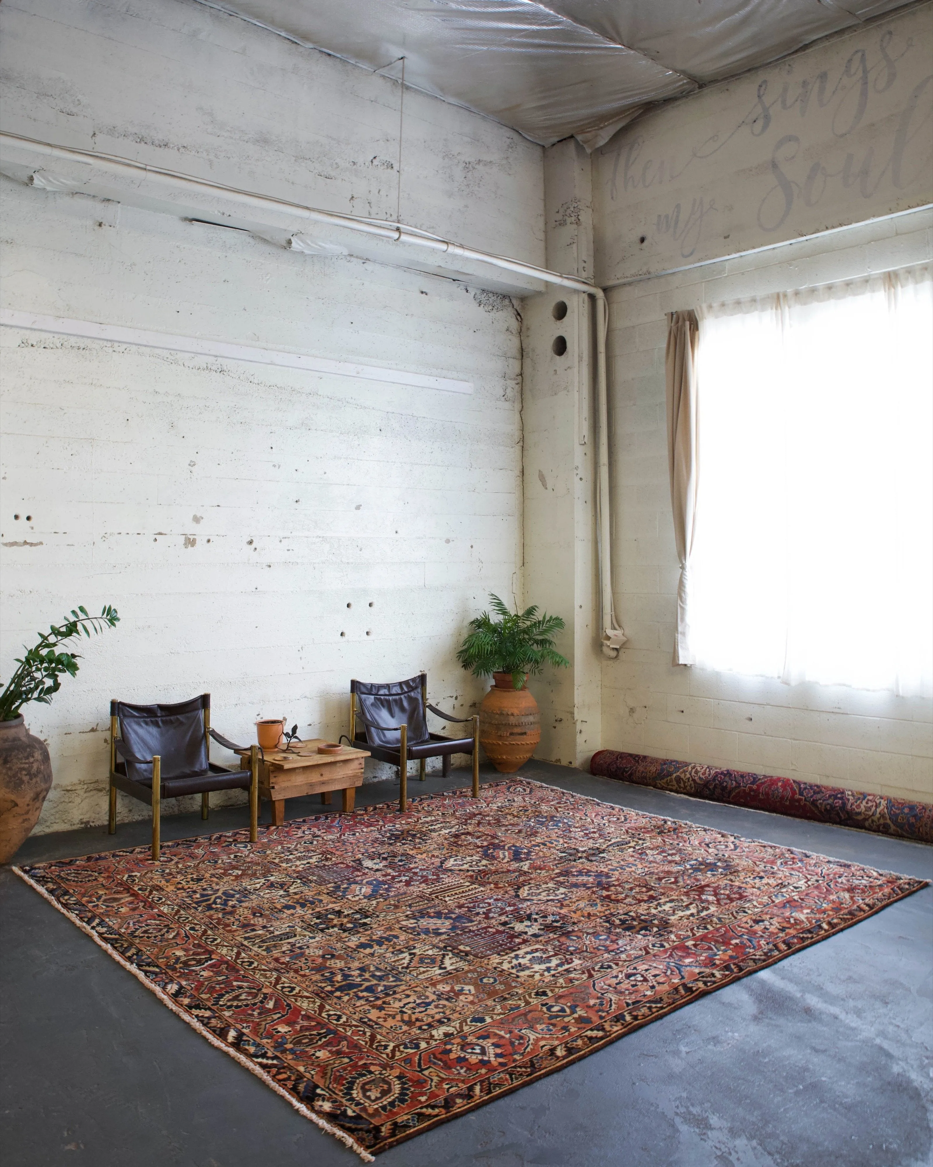 Old Persian Bakhtiari Rug