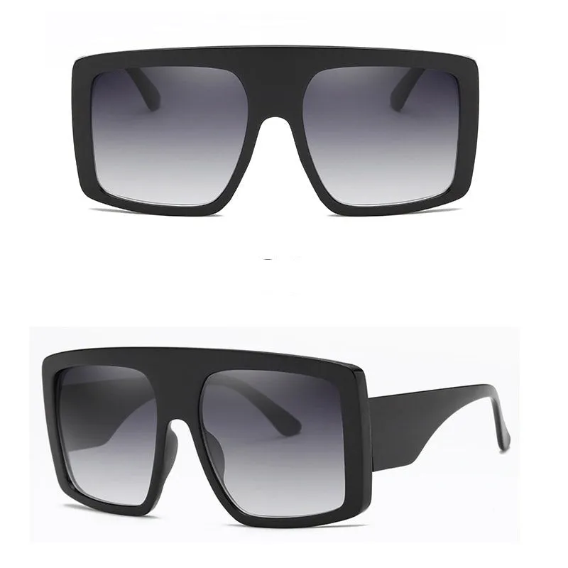 Oversized Square Shield Sunglasses