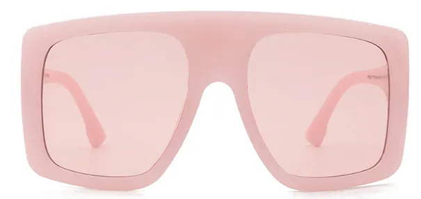 Oversized Square Shield Sunglasses