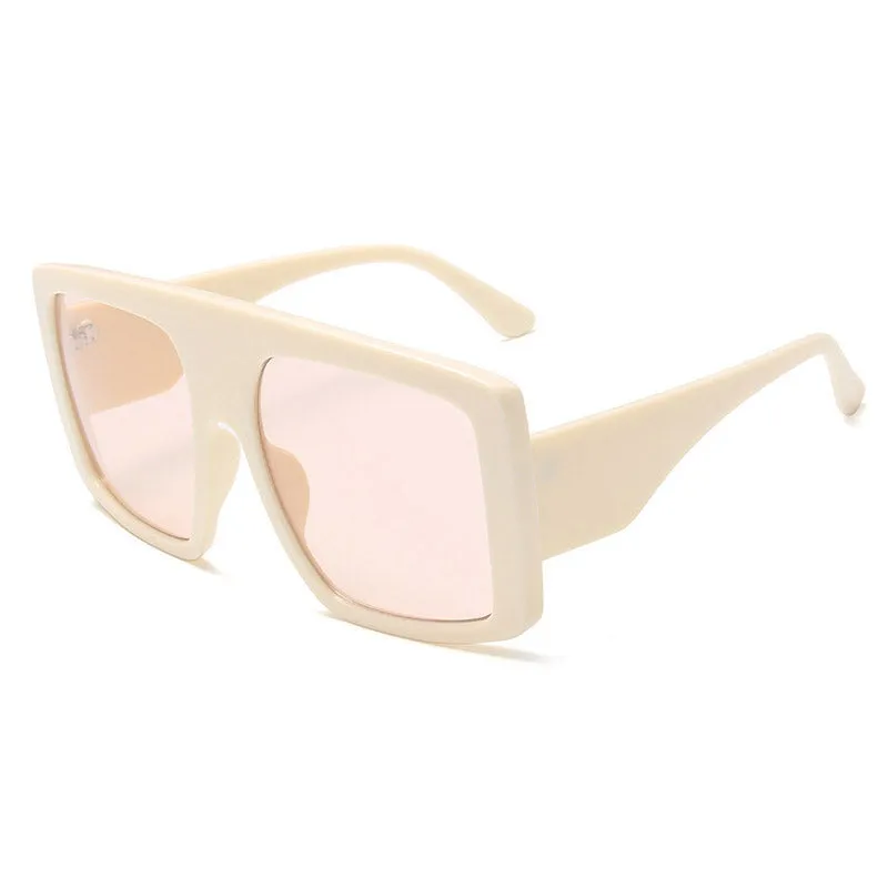 Oversized Square Shield Sunglasses