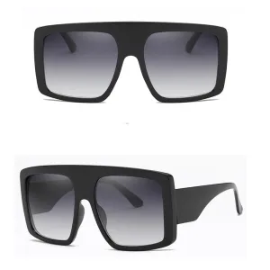 Oversized Square Shield Sunglasses