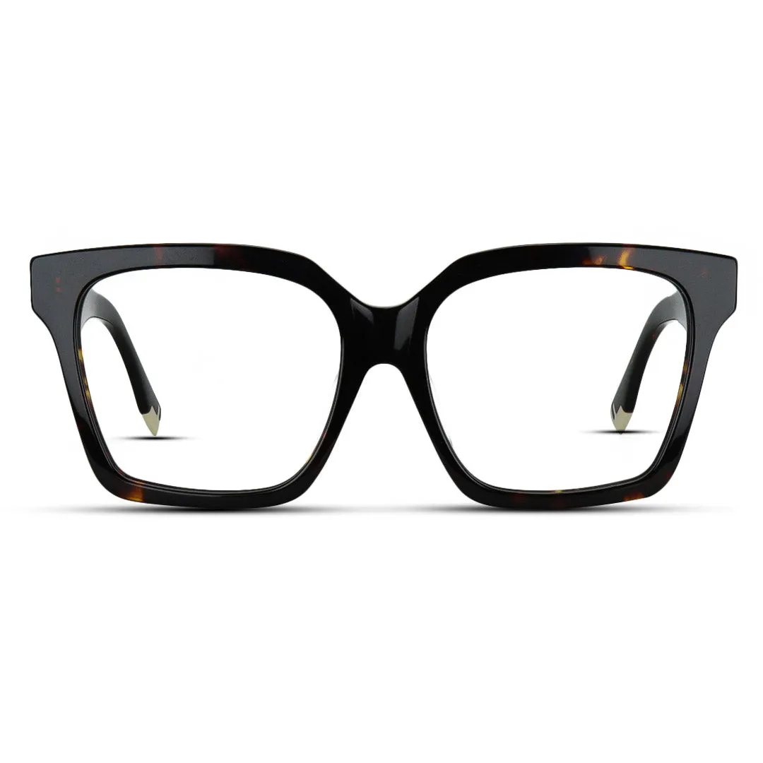 Oversized Thick & Bold Acetate Women's Eyeglasses