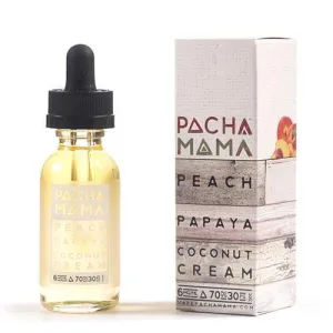 Pachamama E-Liquid - Peach Papaya Coconut Cream