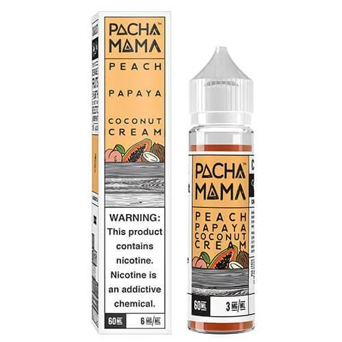 Pachamama E-Liquid - Peach Papaya Coconut Cream