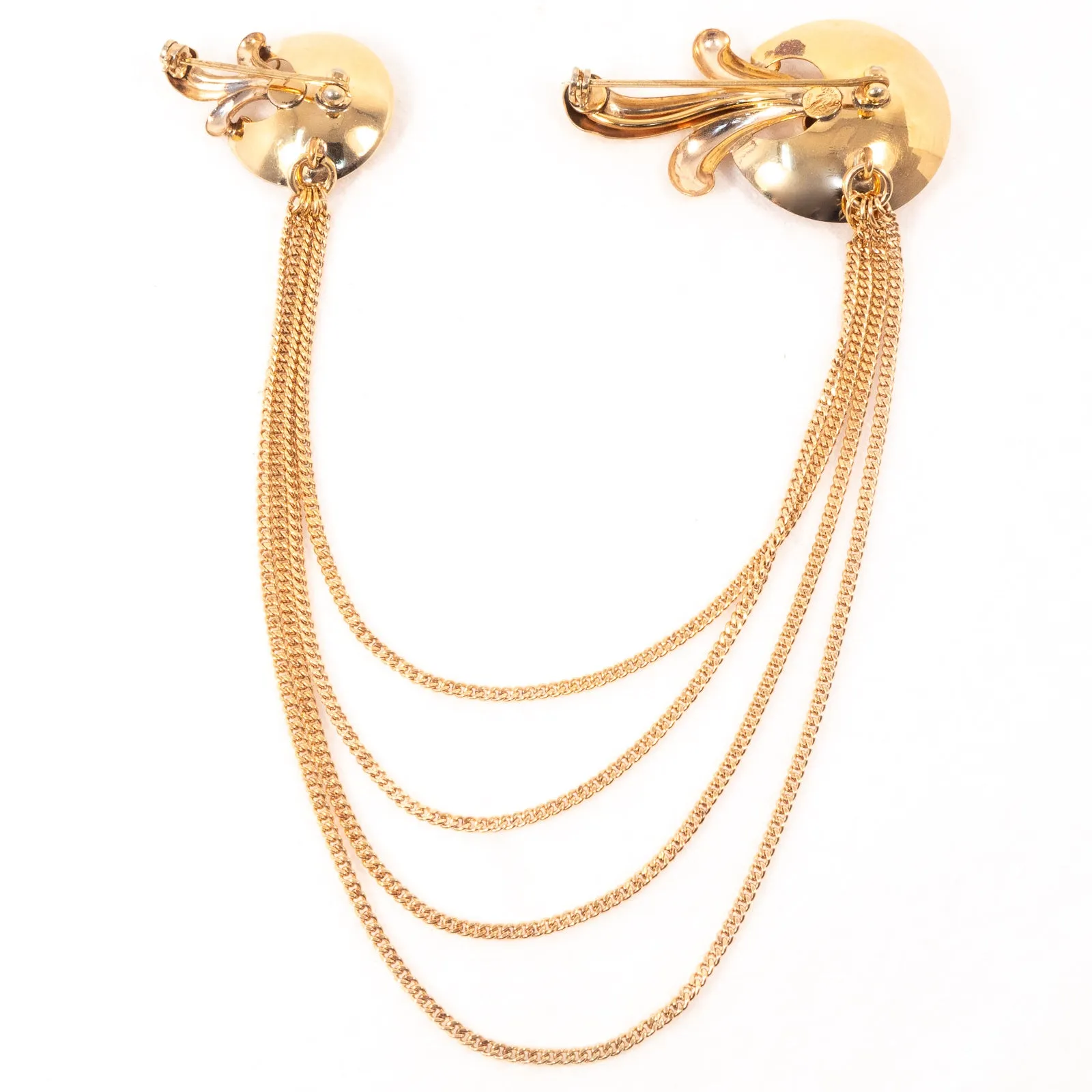 Palm Royale Gold Filled Brooch Set