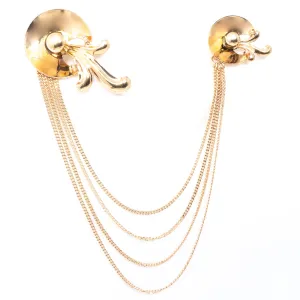 Palm Royale Gold Filled Brooch Set