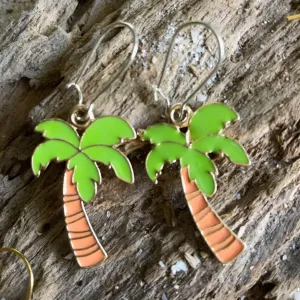 Palm Tree, Earrings