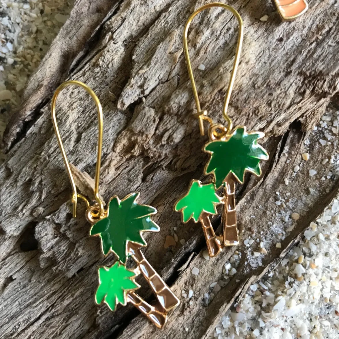 Palm Tree, Earrings