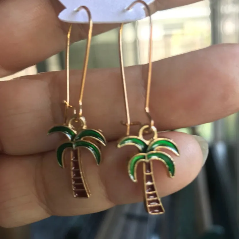 Palm Tree, Earrings