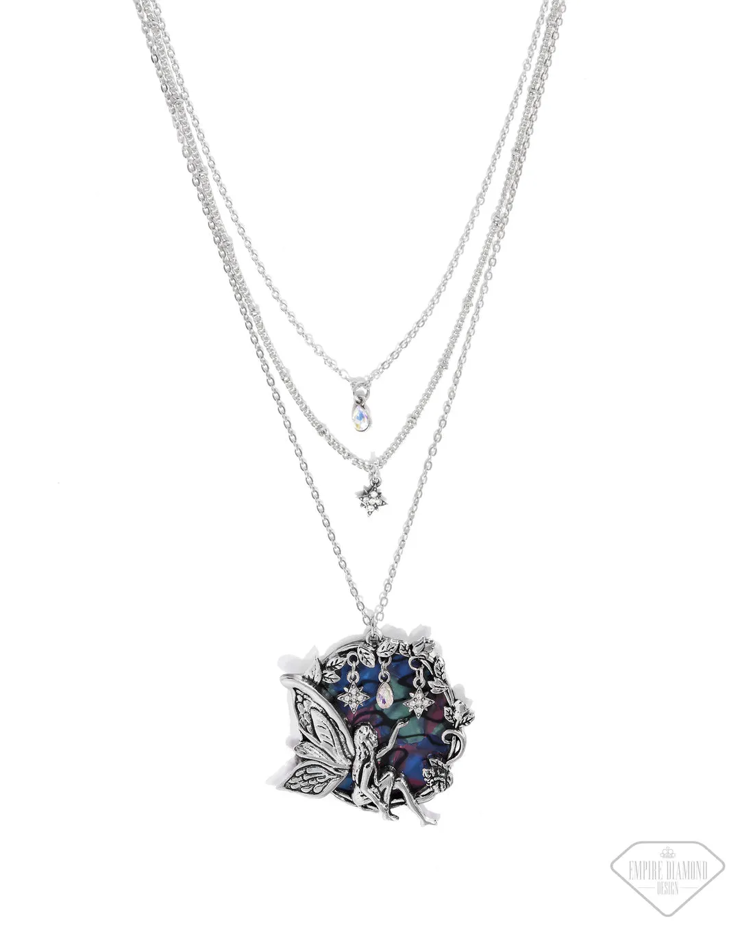 Paparazzi Fabled Fairy - Multi Necklace (Empire Diamond Exclusive)