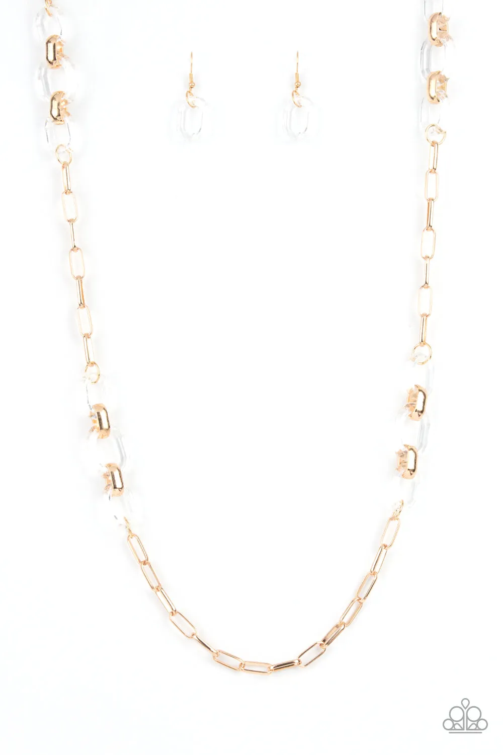 Paparazzi Have I Made Myself Clear? Necklace Gold