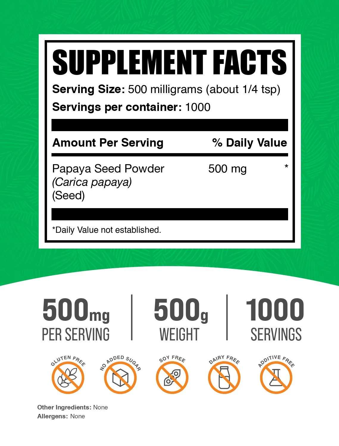 Papaya Seed Powder