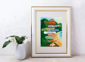 Paradise Signs Wall Art