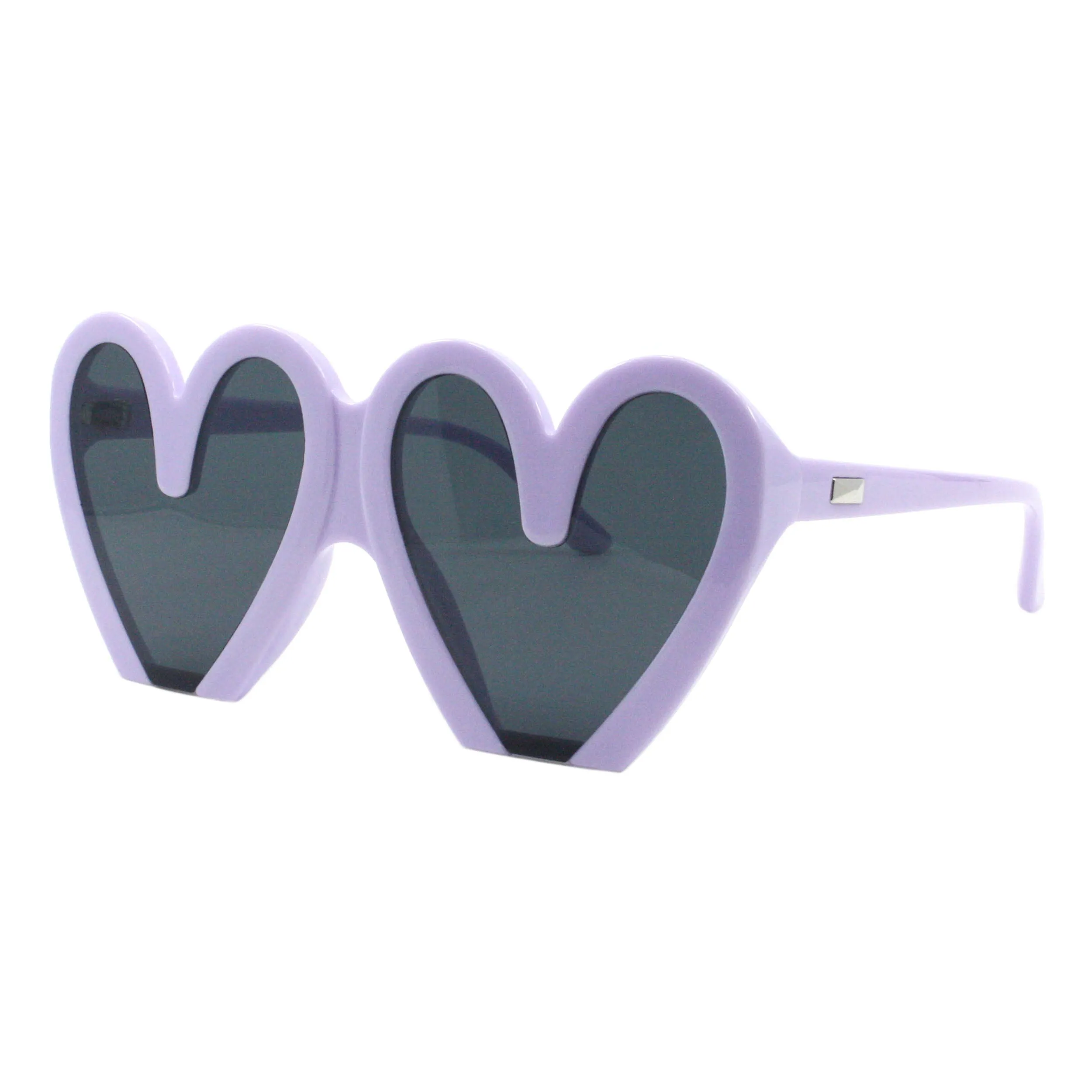 PASTL Cropped Heart Sunglasses