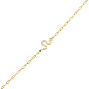 Pavé Snake Bracelet