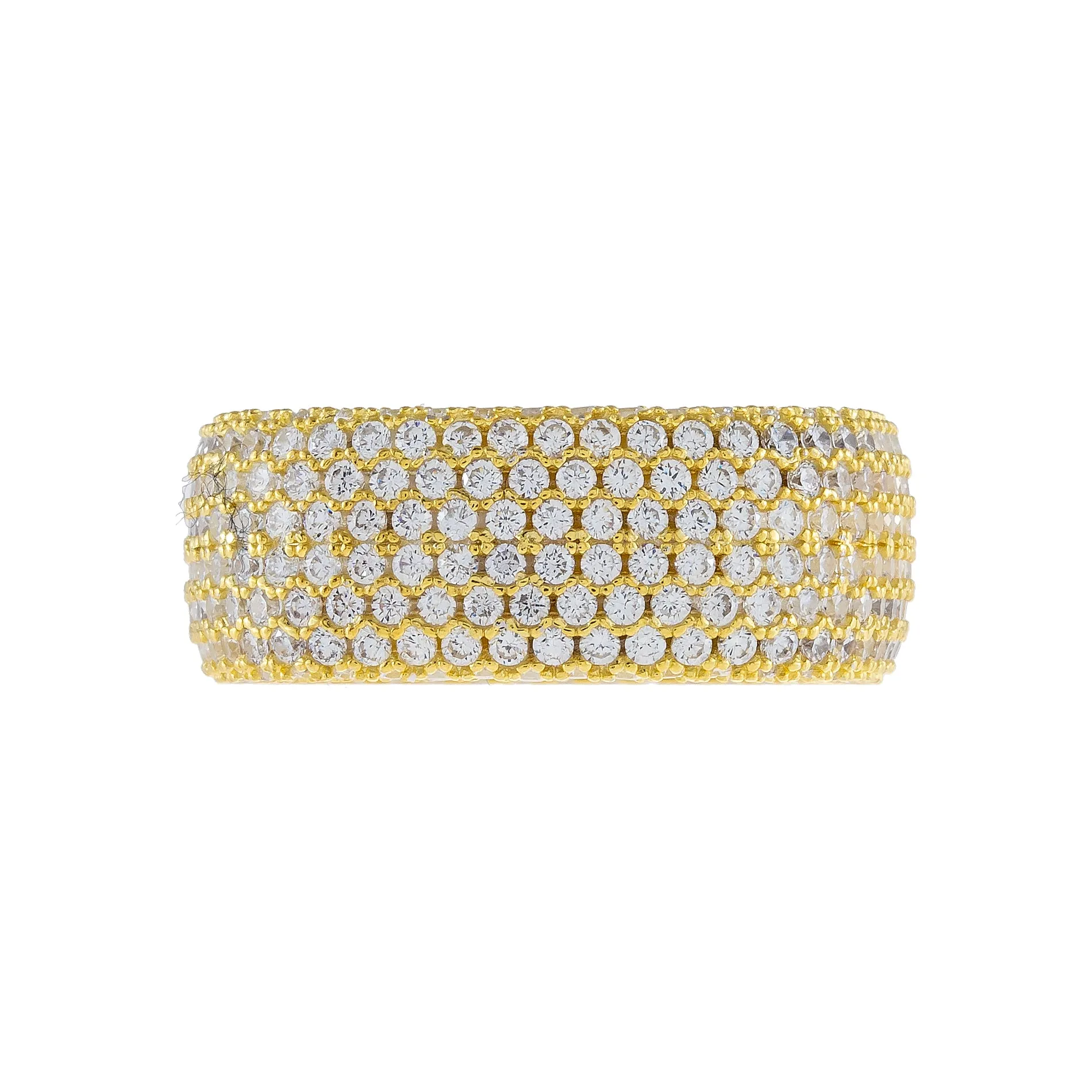 Pavé Square Ring