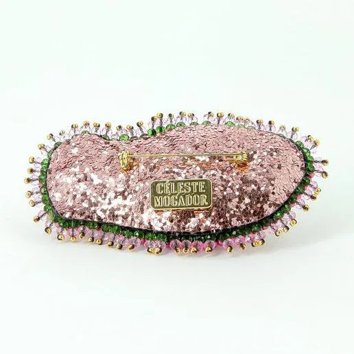 Peapod Brooch