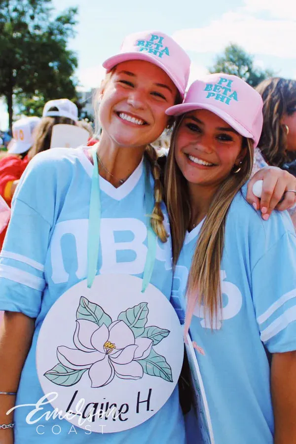Pi Beta Phi Recruitment and Bid Day Greek Letter Jersey