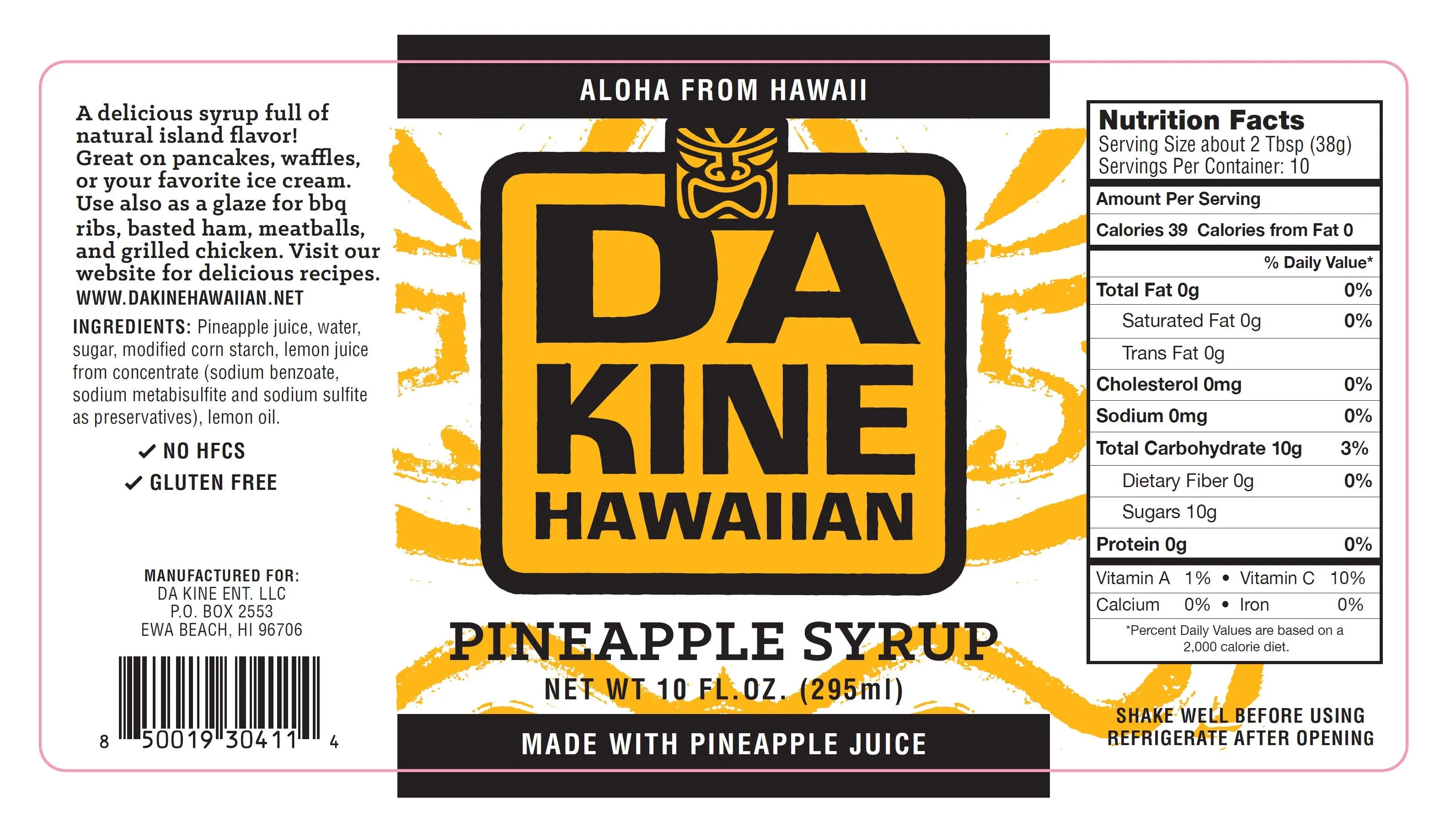 Pineapple Syrup