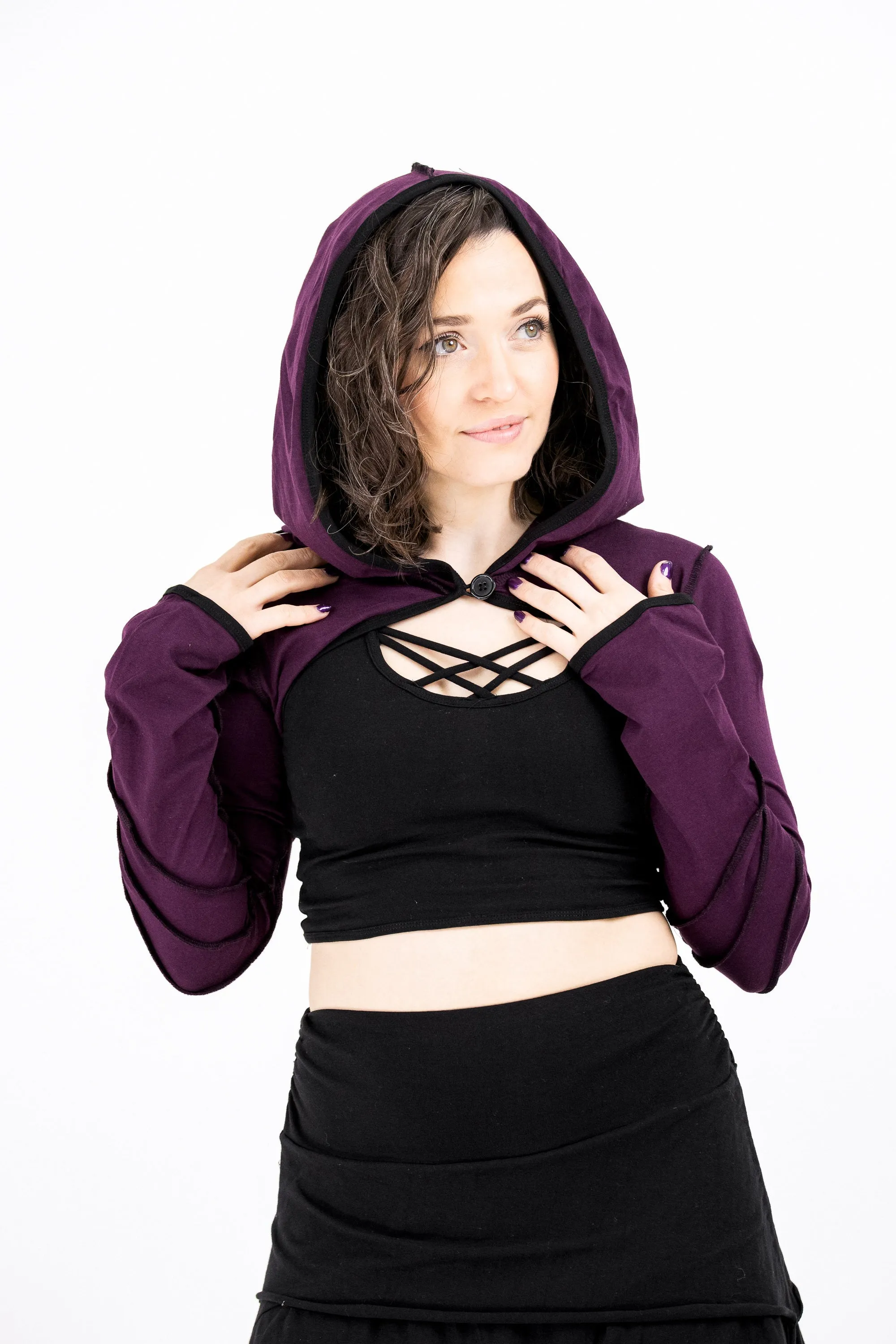 Pixie Shrug w/Piping