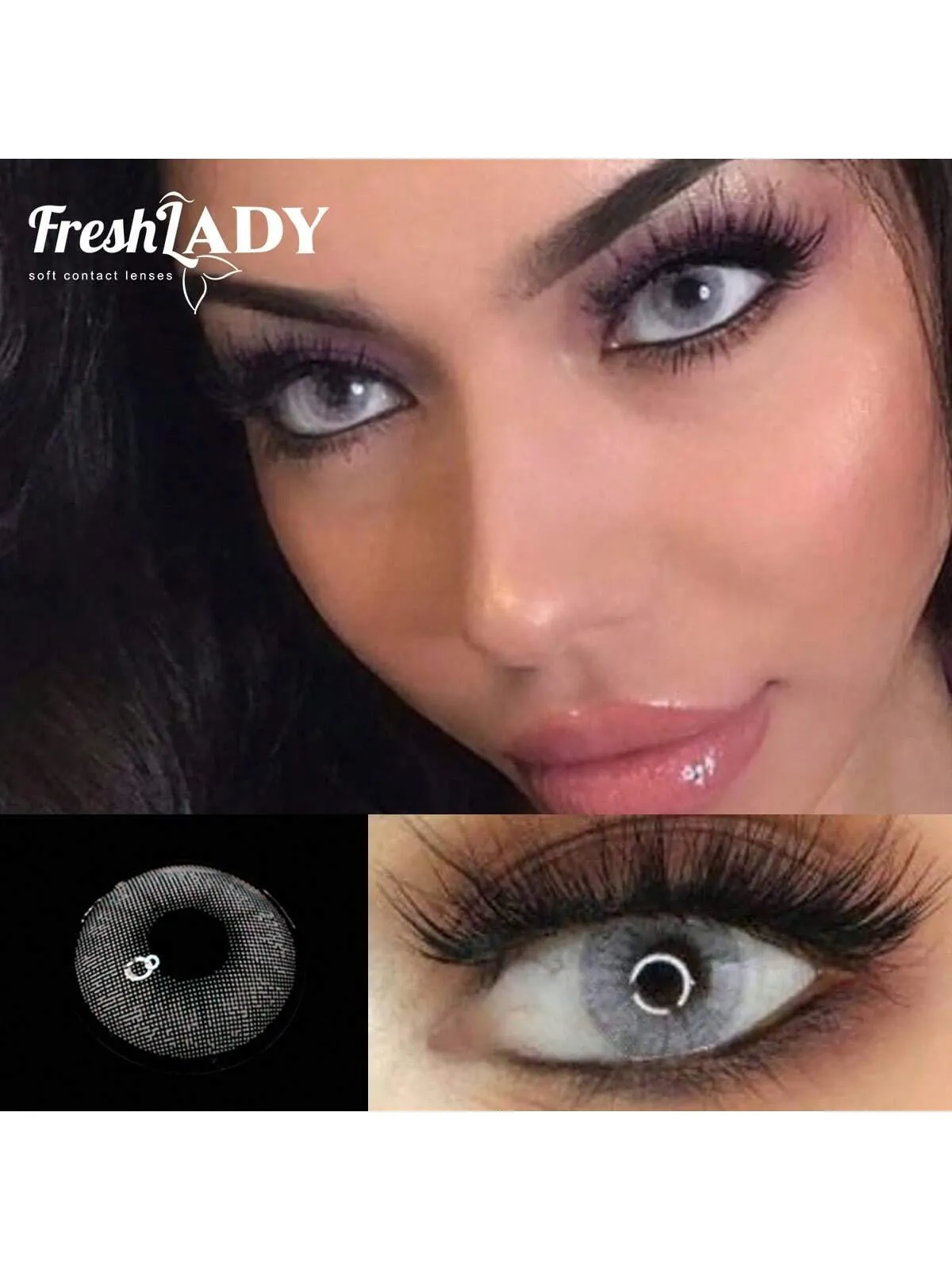 Pony Gray Colored Contact Lenses