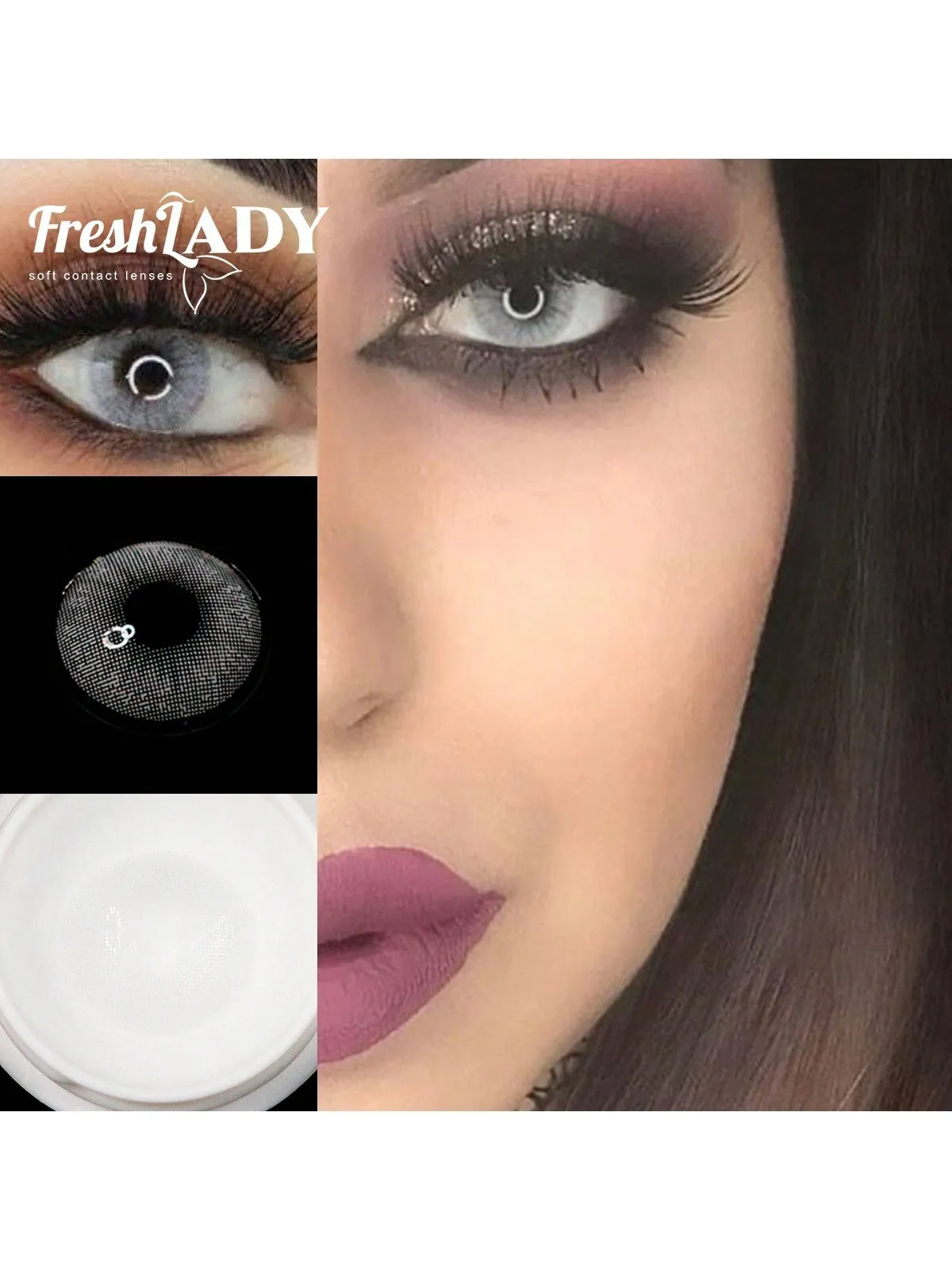 Pony Gray Colored Contact Lenses
