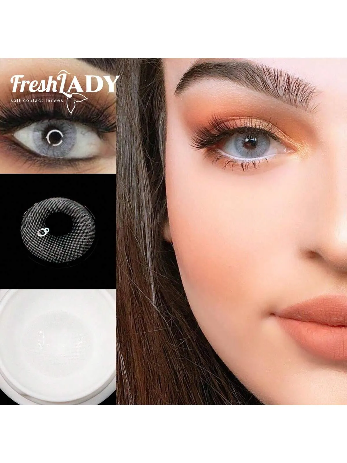 Pony Gray Colored Contact Lenses