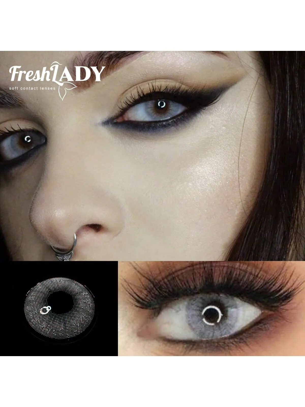 Pony Gray Colored Contact Lenses