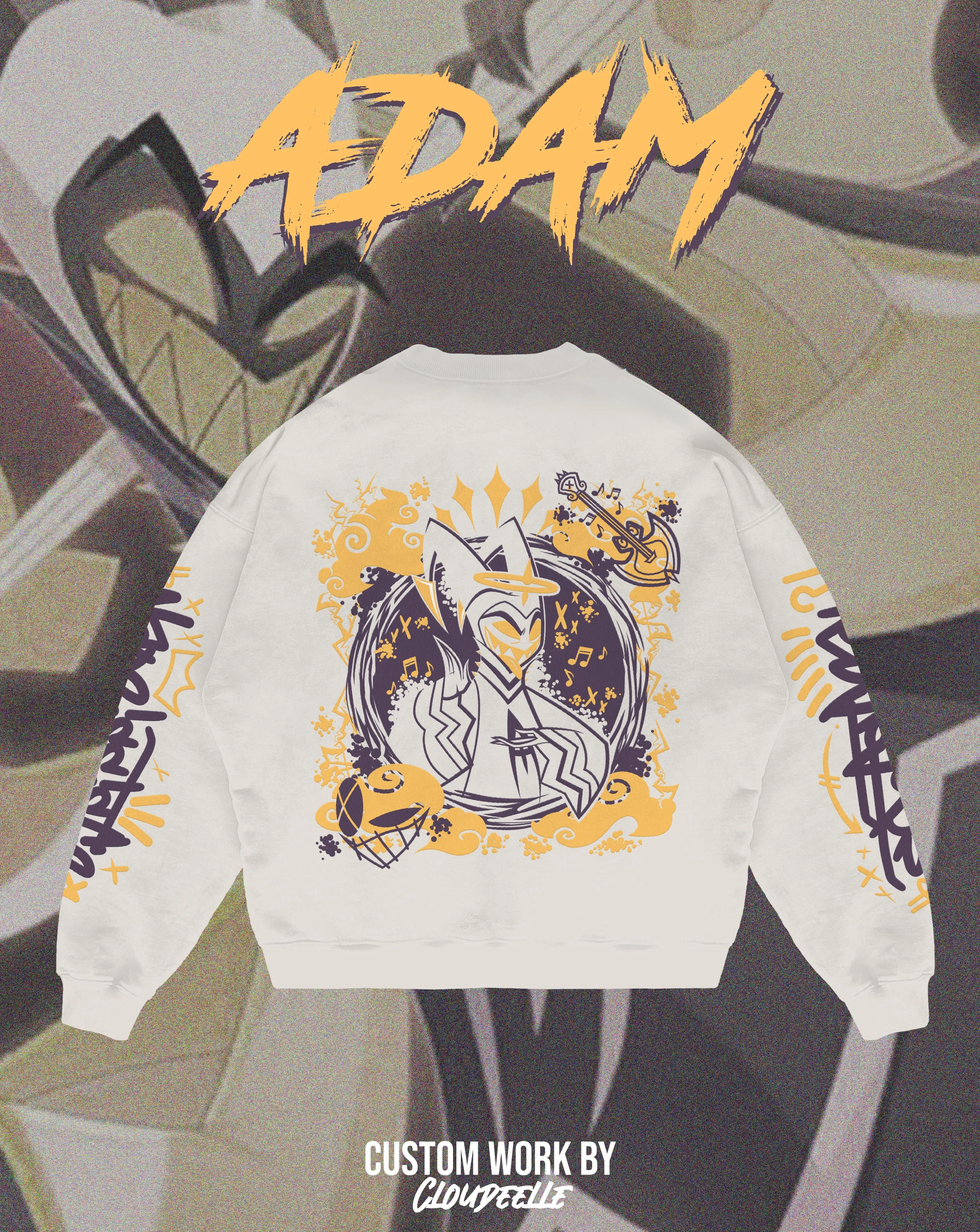 "Adam" - Oversized Crewneck